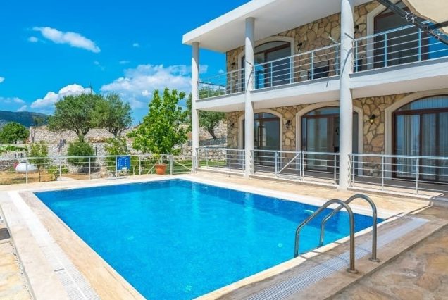 Marmaris Söğüt'de Muhteşem Deniz Manzaralı, Özel Havuzlu, Lüks Villa 14109